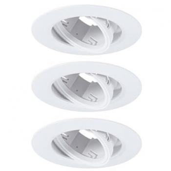 Luce a incasso per soffitto Paulmann – confezione 3 pezzi GU10 bianchi