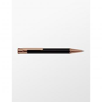 Portaminas Otto Hutt Premium Lacado Negro y Oro Rosado