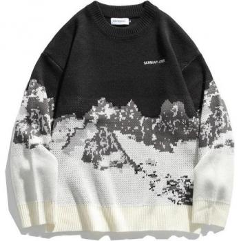 Autumn Winter Trendy Men's Knitted Sweater