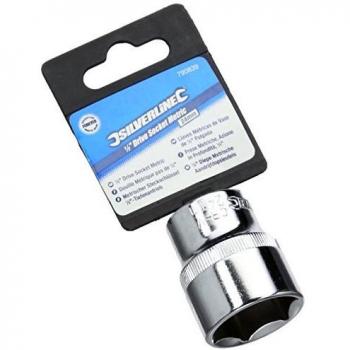 Silverline 1/2″ Hex Socket, 24 mm, 6‑Point Drive (790839)