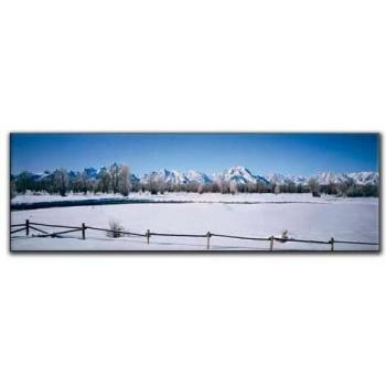 Artopweb Cadre panoramique World U.S.A. en bois coloré – 120 × 38 cm
