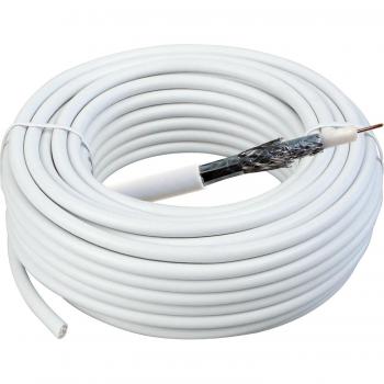 Schwaiger KOX820 012 Satelliten Koaxialkabel 20m weiß