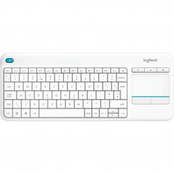 Logitech K400 Plus Touchpad Keyboard for Smart TVs – Spanish Edition