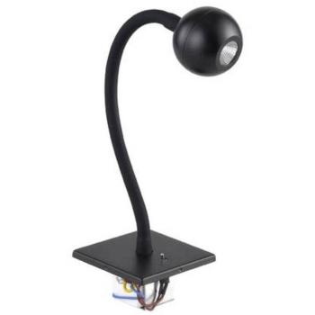 Lampada da parete Brumberg 4.2 W LED monocolore Nero