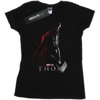 Camicia a maniche corte in cotone con il poster Thor Marvel Studios