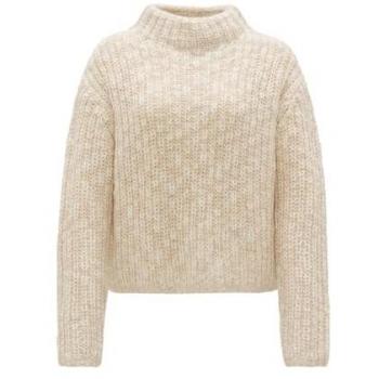 OPUS Gemusterter Strickpullover