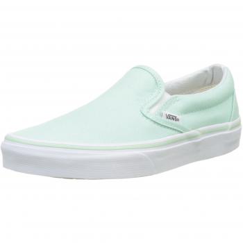 Vans Damen Slip-On Sneaker, Grün (Bay/True White), 36 EU