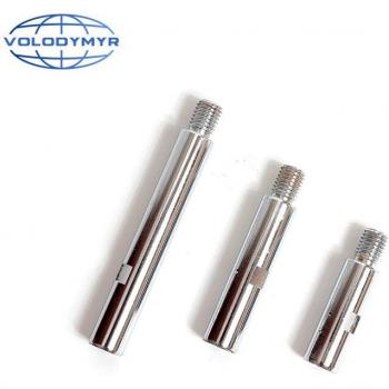 Set de Pulidor Rotativo M14, Eje Plateado, 3 Elementos