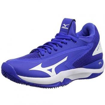 Mizuno Wave Impulse Cc Damen Tennis-Schuhe, Dblue/Wht