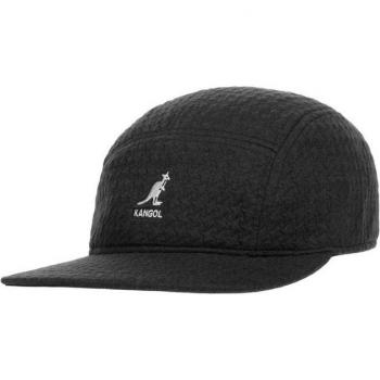 Kangol Black Embossed Cap for Women