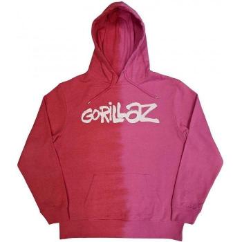Gorillaz Unisex‑Erwachsenen Hoodie mit zweifarbigem Logo – Größe S, farblich „rot“