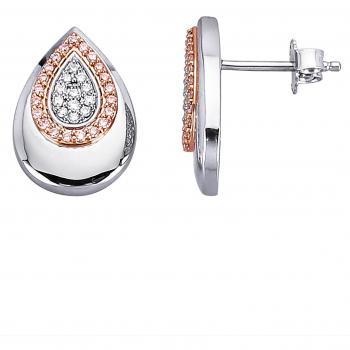 Diemer Platin Damen Ohrstecker „Luxus Edition” – 12 Karat Gold mit Swarovski-Brillanten (2025)