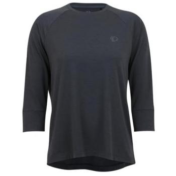 Damen Trikot Pearl Izumi Canyon Merino 3/4-Arm grau-schwarz