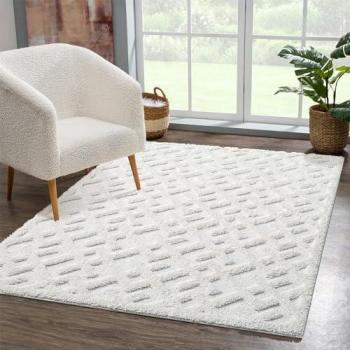 FOCUS737 Hochflor-Teppich für Wohnzimmer
