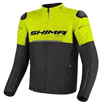 SHIMA Drift Giacca Moto Tessile Nero Giallo S