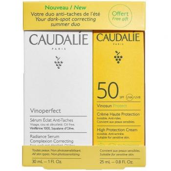Caudalie Vinoperfect Cofanetto Duo Antimacchie Siero + Crema Solare Spf50