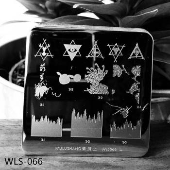 DIY Square Nail Stamping Plate