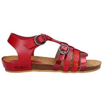 Sandalias KICKERS Bobban 784650-30 Rouge Metallise para Mujer y Niña