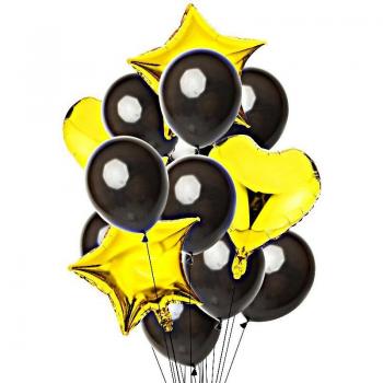 18 Zoll Aluminium Ballon und 12 Zoll Latex Ballons Set für Hochzeits