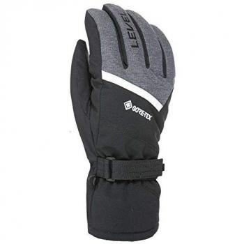 Level Skihandschuhe für Herren grau/schwarz atmungsaktiv