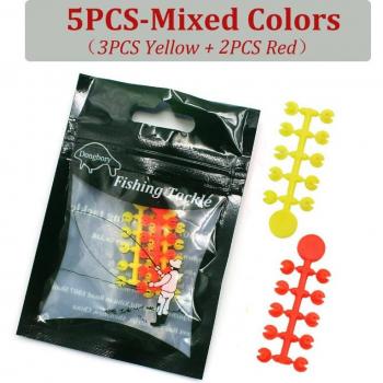 5PCS Carp Fishing Rig Bait Stops with Floss