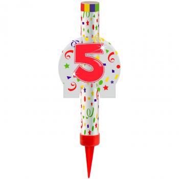 Candela magica fontana n.5 cm 14