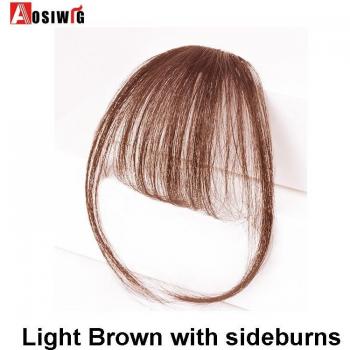 AOSIWIG Pure Color Bangs Hair Extensions