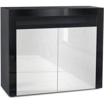 Buffet Valencia en Noir Mat et Noir Brillant