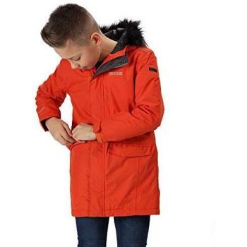 Regatta Junge‑Parka “Perry” – Wasserdicht & Warm, 3XL, Rost‑Orange