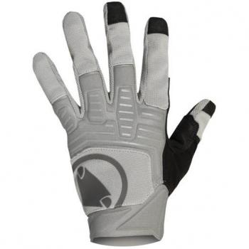 Gants vélo longue durée Endura SingleTrack II gris-noir – L