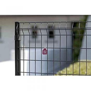 Pannello Bekafor L.200-H.123 in antracite con forma rettangolare