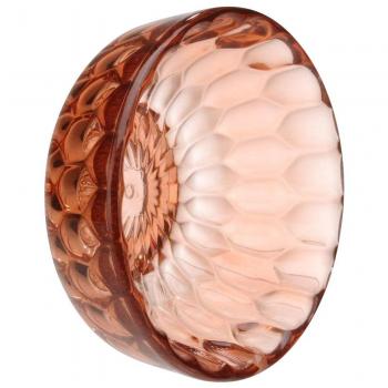 Kartell Jellies 4‑Pack Kleiderhaken – 9,5 cm Durchmesser – Rosa Transparent