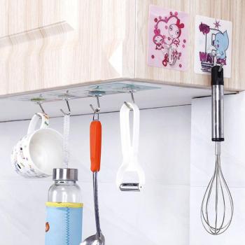 Strong Clear Hook for Kitchen and Bathroom