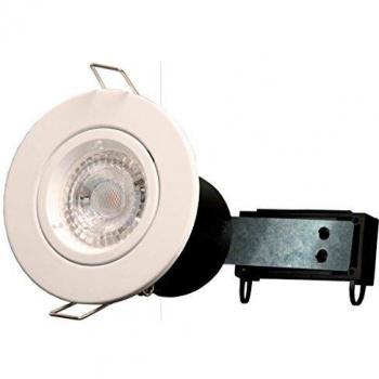 Powermaster White Fire‑Rated Twist‑Down Light