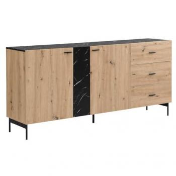 Buffet Contemporain 2 Portes et 3 Tiroirs