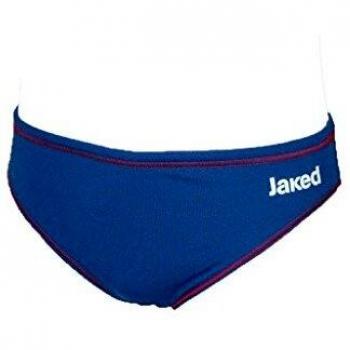 Natación Sintética Azul y Rojo: Bañador Profesional Jaked Milano