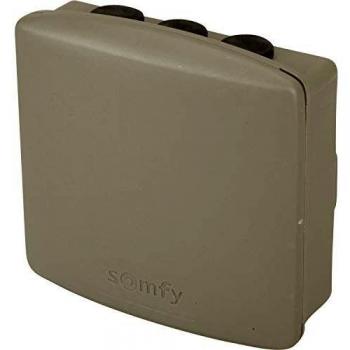Somfy 2400556 Modulo ricevitore senza fili 433 MHz per cancello/porta di garage da esterno universale, tecnologia RTS
