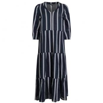 Robe Emmy en Coton Bleu à Rayures
