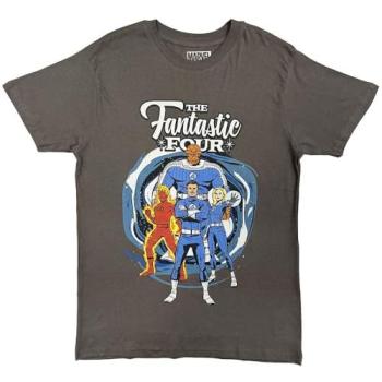 Unisex Fantastic Four XL Grey Top