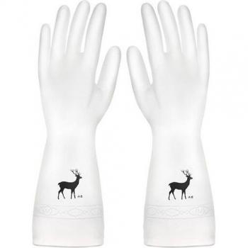 Household Silicone Dish Gloves with Scrubber