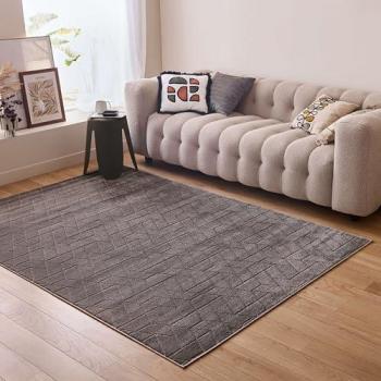 Hexagon Pattern Area Rug for Living Room Bedroom Kitchen Grey Cream Beige 6030