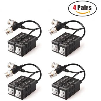 Kit trasmettitore video passivo Faittoo per cavo UTP Cat5e/6 in sistemi 1080p CCTV