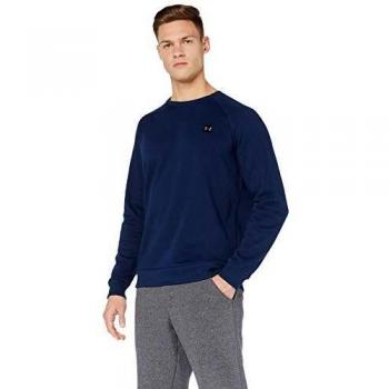Under Armour Rival Fleece Crew, pull homme, bleu, L