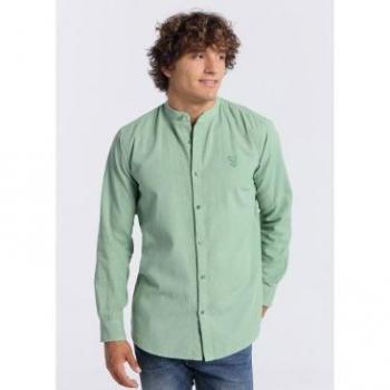 Camicia Six Valves 8397 A Maniche Lunghe Verde S