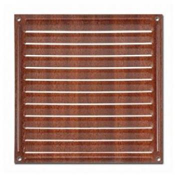 Rejilla de Ventilación Brinox 17x17 Color Madera Oscura