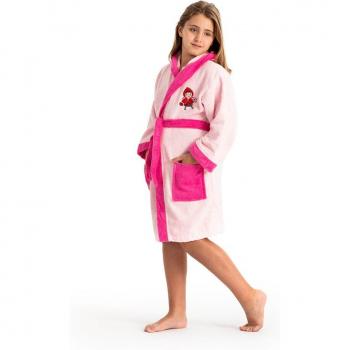 Plusdescanso Caperucita Kids: Albornoz de Algodón 500 g/m² – Alta Absorción