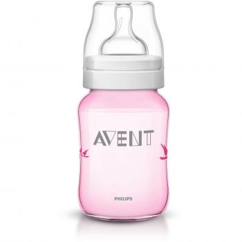 AVENT BIBERON DEC ROSA 260ML