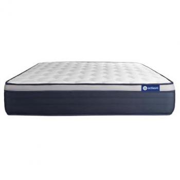 Materasso Actiflex Max 160x220cm, 26 Cm, Molle Insacchettate e Spuma Viscoelastica, Rigido, 7 Zone di Comfort
