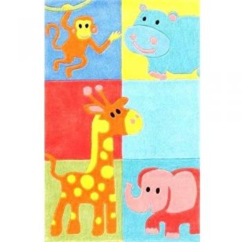 Böing Carpet Kinderteppich Kids 1365, rechteckig, 10 mm Höhe, Konturenschnitt, Kinderzimmer