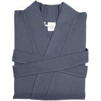 Framsohn Waffelpiqué Bademantel mit Gürtel